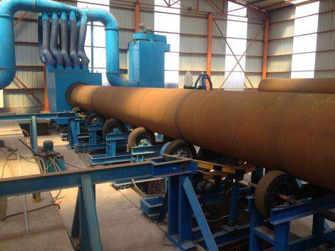 鋼管內外壁拋丸機 鋼管內外壁拋丸機