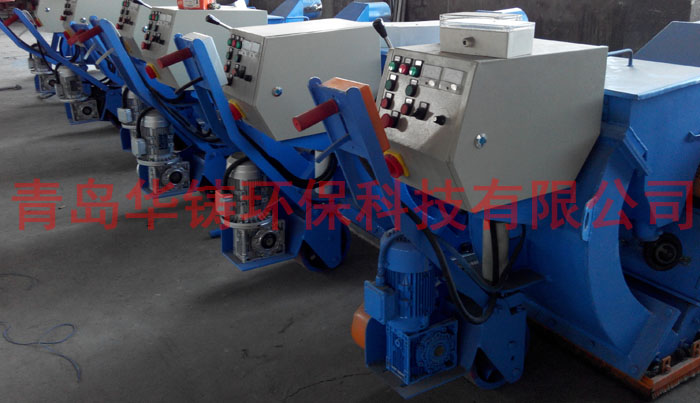 全自動行走拋丸機圖 全自動行走拋丸機圖