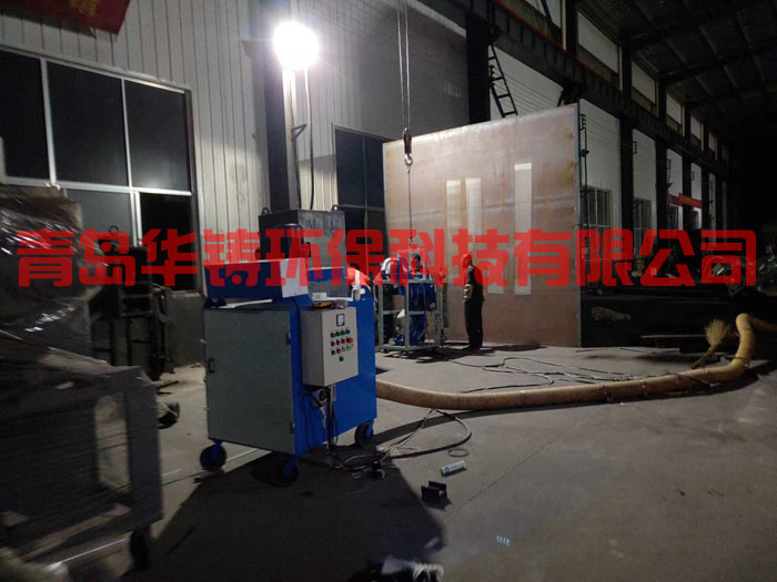 油罐拋丸機研發(fā)制造現(xiàn)場 油罐拋丸機研發(fā)制造現(xiàn)場