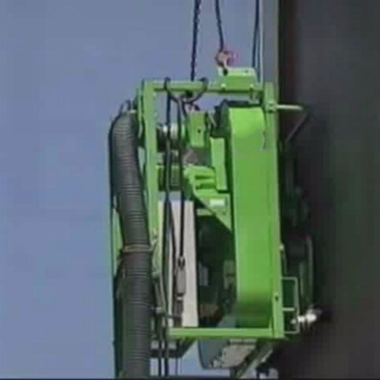 油罐外壁拋丸機效果圖 油罐外壁拋丸機效果圖