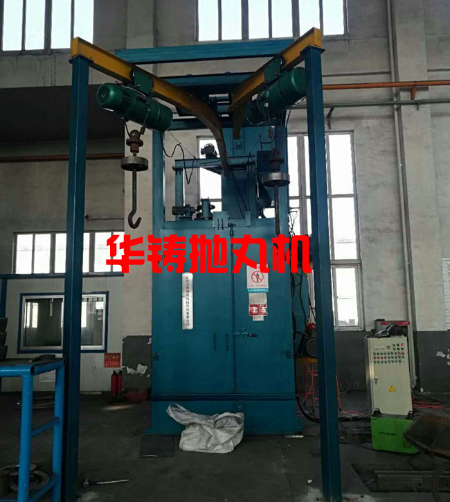 鋁合金汽車配件掛鉤式拋丸機使用現場圖 鋁合金汽車配件掛鉤式拋丸機使用現場圖