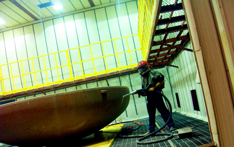 風力氣力回收噴砂房展示圖 風力氣力回收噴砂房展示圖