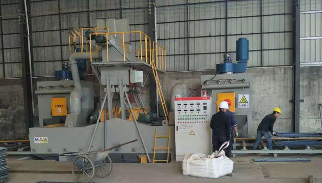 網(wǎng)架通過式拋丸機 網(wǎng)架通過式拋丸機