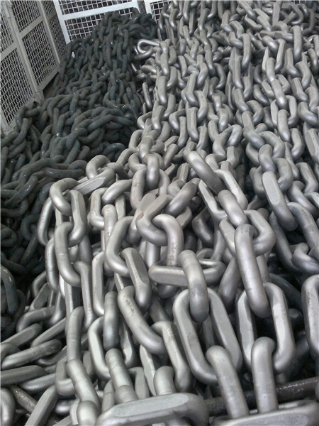 船舶錨鏈拋丸清理之后的效果圖 船舶錨鏈拋丸清理之后的效果圖