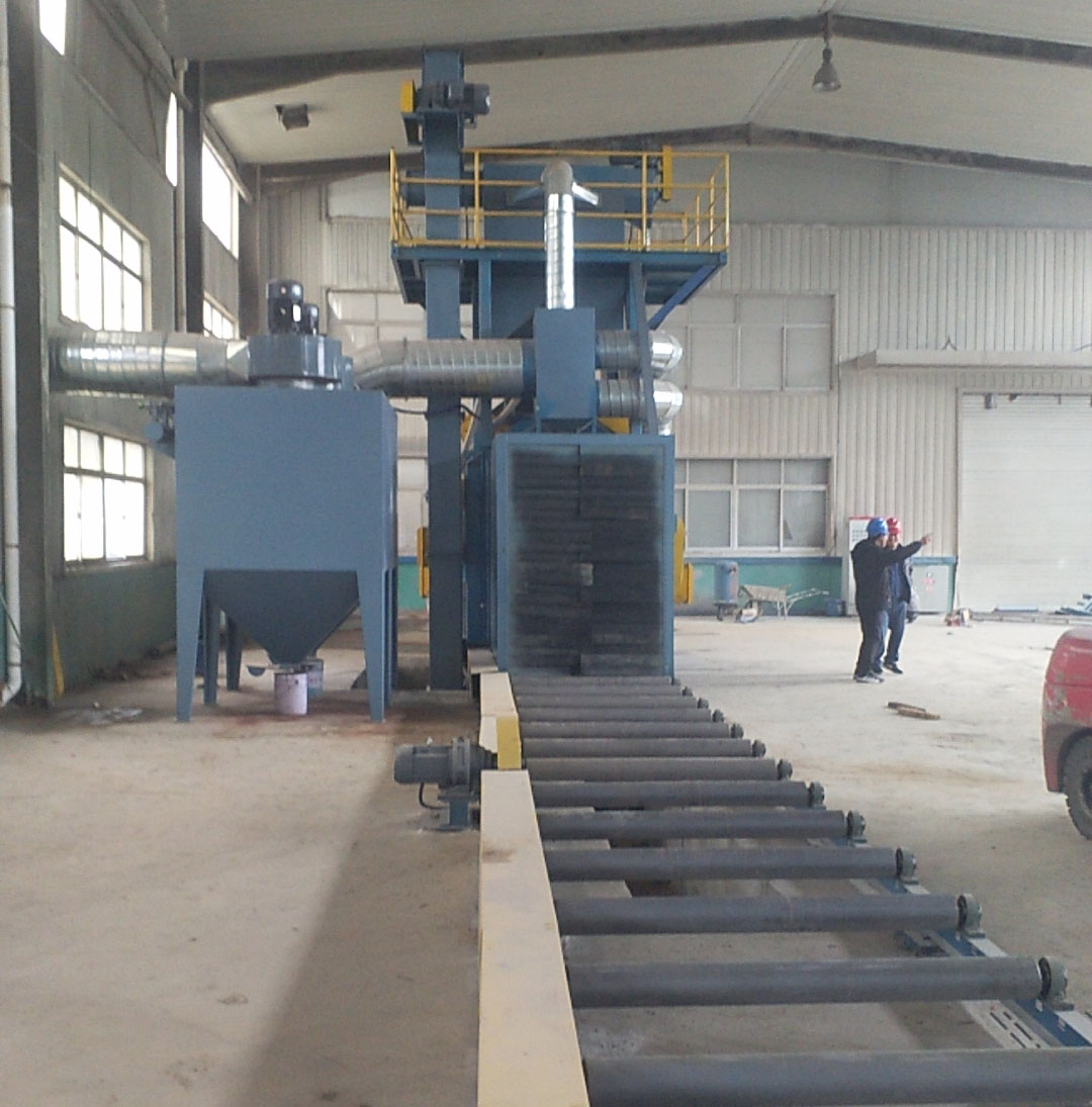 鋼結構拋丸機圖一 鋼結構拋丸機圖一