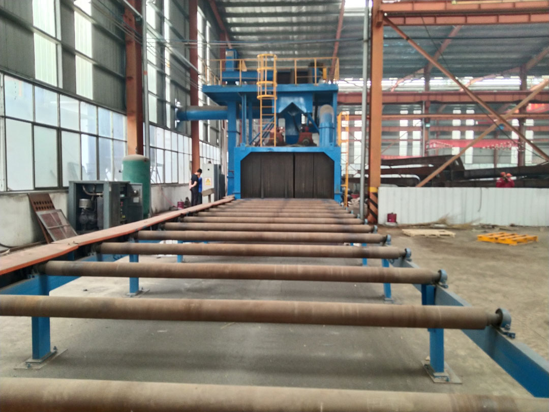 鋼結構拋丸機圖四 鋼結構拋丸機圖四